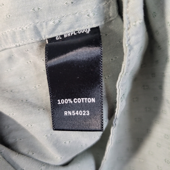 Mens Banana Republic Leggiuno Woven in Italy LS Button Front Shirt Size Large - Picture 10 of 11